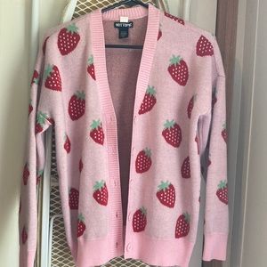 Strawberry cardigan